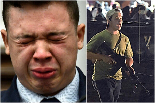 Kyle Rittenhouse crolla dopo l’assoluzione, uccise due manifestanti anti razzisti col fucile