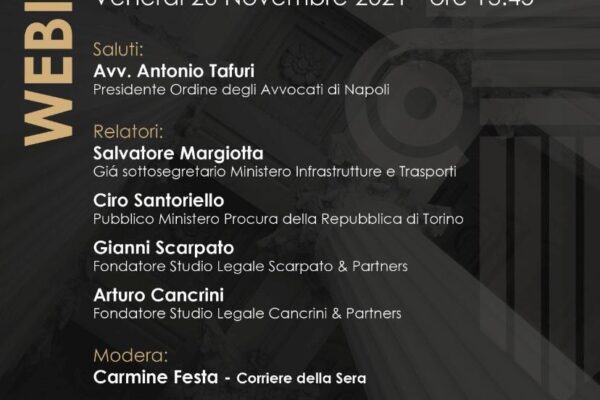 Webinar su articolo 80 del codice appalti e decreto legislativo 231