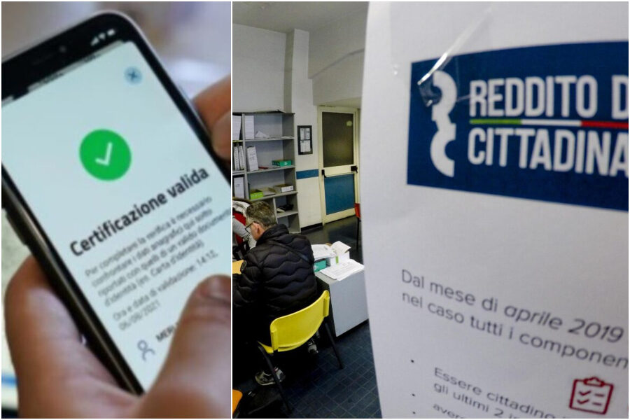 Niente Reddito di cittadinanza ai no vax: così senza Green pass si perde l’assegno