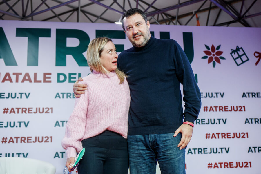 Salvini messo ai margini dalla Meloni prova a strappare la regia quirinalizia alla leader di FdI