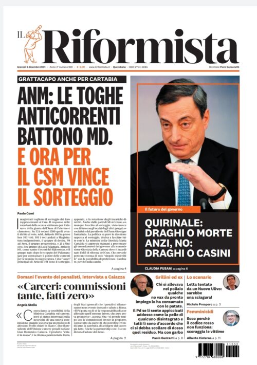Quotidiano del 2 dicembre 2021