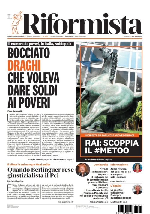 Quotidiano del 4 dicembre 2021