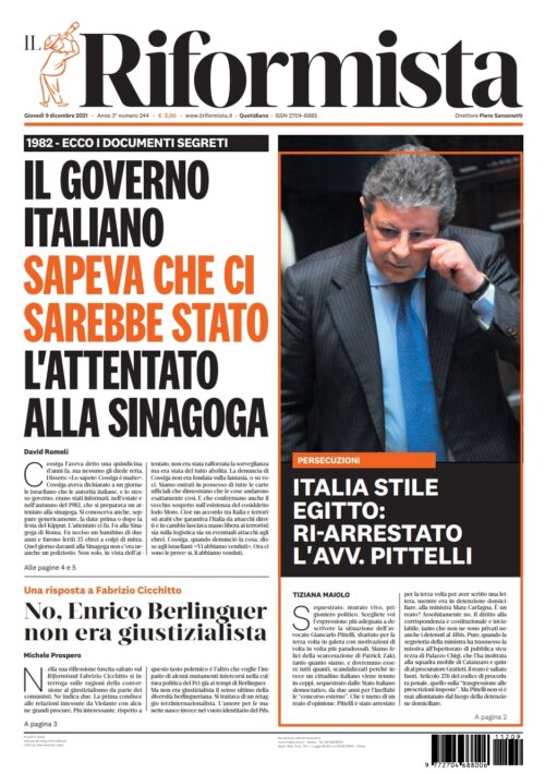 Quotidiano del 9 dicembre 2021