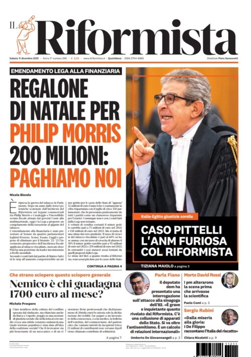 Quotidiano dell’11 dicembre 2021