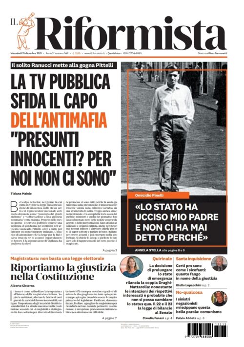 Quotidiano del 15 dicembre 2021