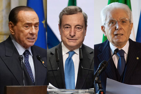 L’Europa blinda Draghi al governo, Mattarella non vuole fare il bis: salgono le quotazioni di Berlusconi al Quirinale