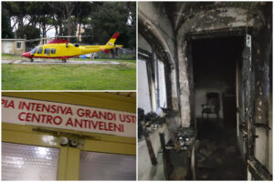 Incendio in casa, nonna e nipote gravi in ospedale: 15enne con ustioni al volto