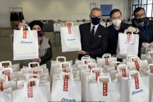 Natale solidale di Atitech, Gianni Lettieri: “Pandemia ha accentuato disuguaglianze, 200 pasti caldi al giorno fino al 9 gennaio”