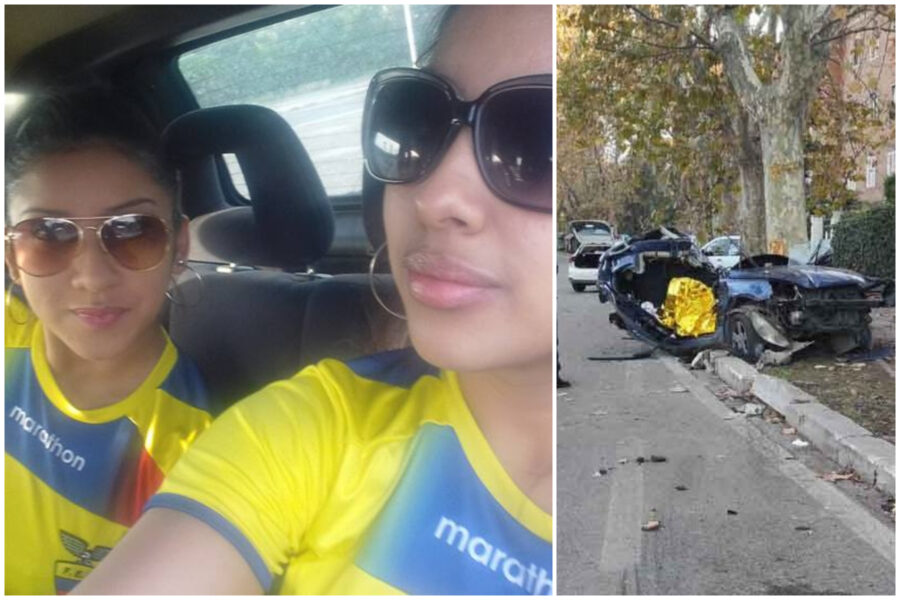 Lorena e Antonella, le due sorelle morte dopo lo schianto contro un albero: “Le mie figlie divine”