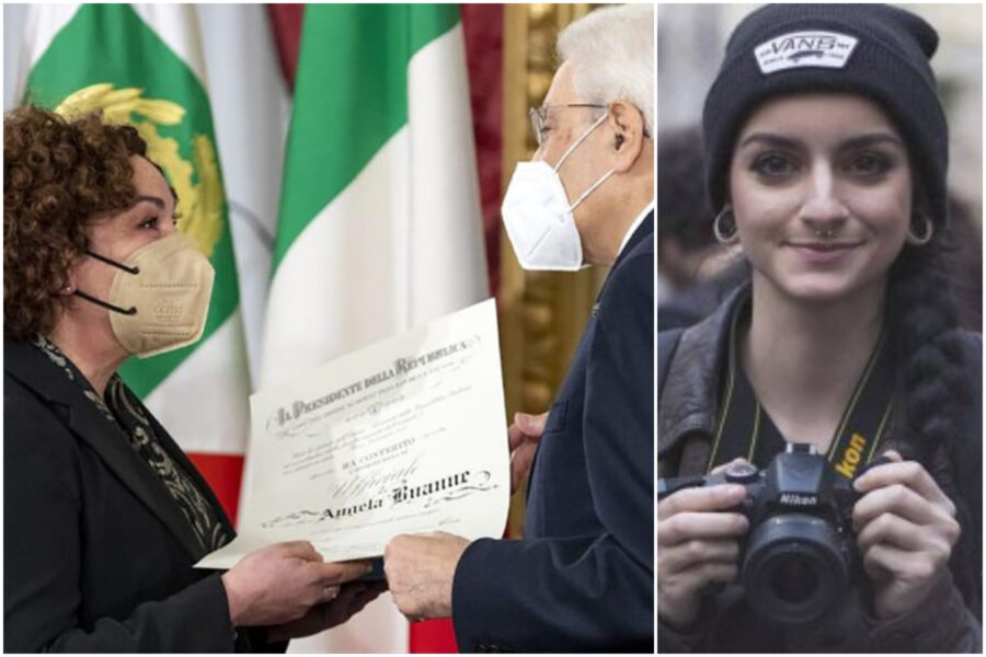 Mattarella premia la mamma di Livia Barbato: Angela Buanne eroe civile per dare un senso alla morte causata da Aniello Mormile
