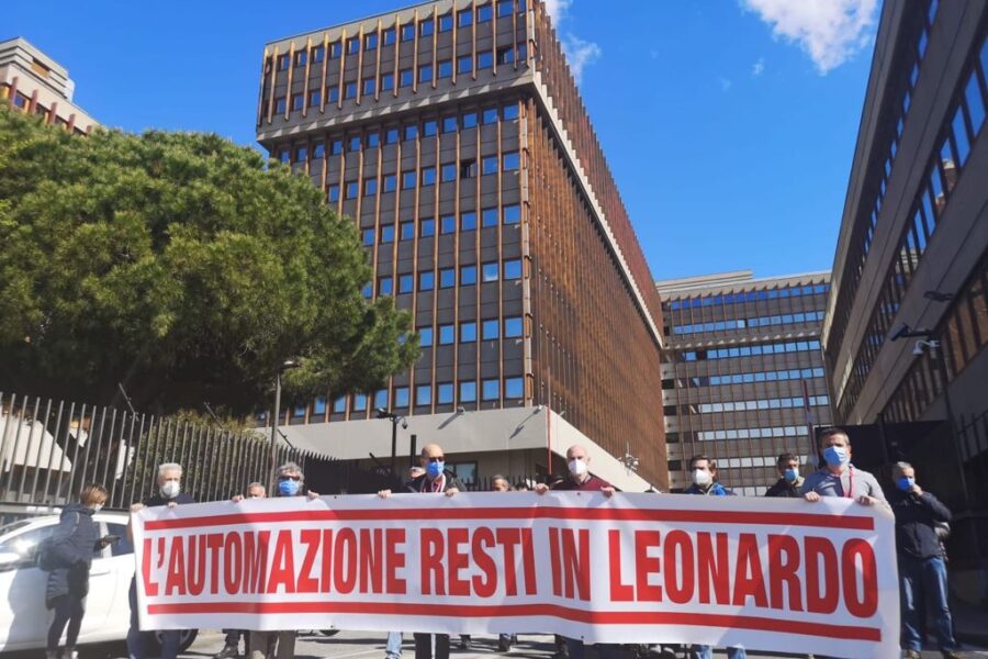 Caso Leonardo, lavoratori e sindacato lasciati soli. Nappi: “Tavolo per evitare licenziamenti”