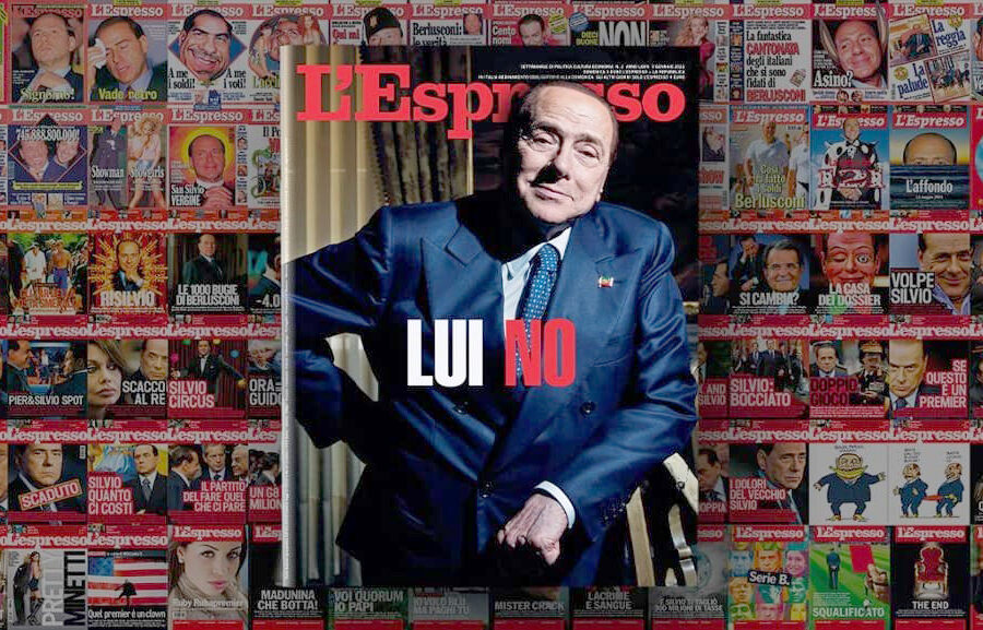 Attacco dell’Espresso a Berlusconi: “Lui no”, 120 copertine contro il Cav al Quirinale