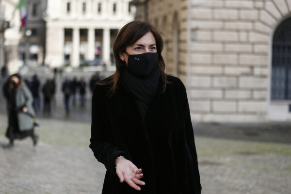 Foto Cecilia Fabiano/LaPresse 
20 gennaio 2021 Roma (Italia)
Politica
Renata Polverini nei pressi della Camera dei Deputati  
Nella foto: Renata Polverini
Photo Cecilia Fabiano/LaPresse
January 20, 2021 Rome (Italy) 
Politics
Renata Polverini near the Deputates Chambers 
In the Pic: Renata Polverini