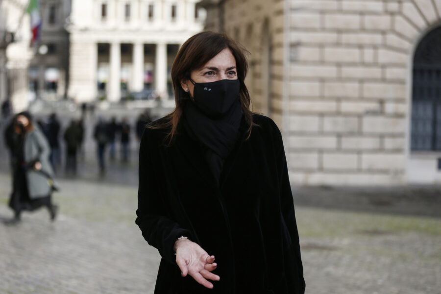 Foto Cecilia Fabiano/LaPresse 
20 gennaio 2021 Roma (Italia)
Politica
Renata Polverini nei pressi della Camera dei Deputati  
Nella foto: Renata Polverini
Photo Cecilia Fabiano/LaPresse
January 20, 2021 Rome (Italy) 
Politics
Renata Polverini near the Deputates Chambers 
In the Pic: Renata Polverini