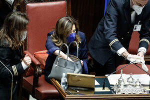 Foto Roberto Monaldo / LaPresse
28-01-2022 Roma
Camera dei Deputati – Elezione del Presidente della Repubblica
Nella foto Maria Elisabetta Alberti Casellati
Photo Roberto Monaldo / LaPresse
28-01-2022 Rome (Italy)
Chamber of Deputies – Election of the President of the Republic
In the pic Maria Elisabetta Alberti Casellati Foto Roberto Monaldo / LaPresse
28-01-2022 Roma
Camera dei Deputati – Elezione del Presidente della Repubblica
Nella foto Maria Elisabetta Alberti Casellati
Photo Roberto Monaldo / LaPresse
28-01-2022 Rome (Italy)
Chamber of Deputies – Election of the President of the Republic
In the pic Maria Elisabetta Alberti Casellati