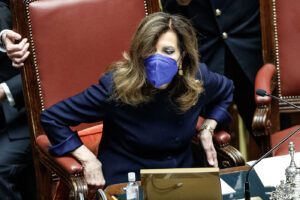 Foto Roberto Monaldo / LaPresse
28-01-2022 Roma
Camera dei Deputati – Elezione del Presidente della Repubblica
Nella foto Maria Elisabetta Alberti Casellati
Photo Roberto Monaldo / LaPresse
28-01-2022 Rome (Italy)
Chamber of Deputies – Election of the President of the Republic
In the pic Maria Elisabetta Alberti Casellati Foto Roberto Monaldo / LaPresse
28-01-2022 Roma
Camera dei Deputati – Elezione del Presidente della Repubblica
Nella foto Maria Elisabetta Alberti Casellati
Photo Roberto Monaldo / LaPresse
28-01-2022 Rome (Italy)
Chamber of Deputies – Election of the President of the Republic
In the pic Maria Elisabetta Alberti Casellati