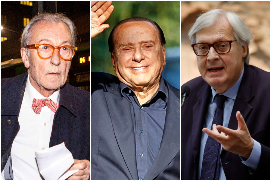 Feltri e Sgarbi tagliano le gambe alle mire quirinalizie del Cavaliere: “Ha l’età del dattero, sarà dura”