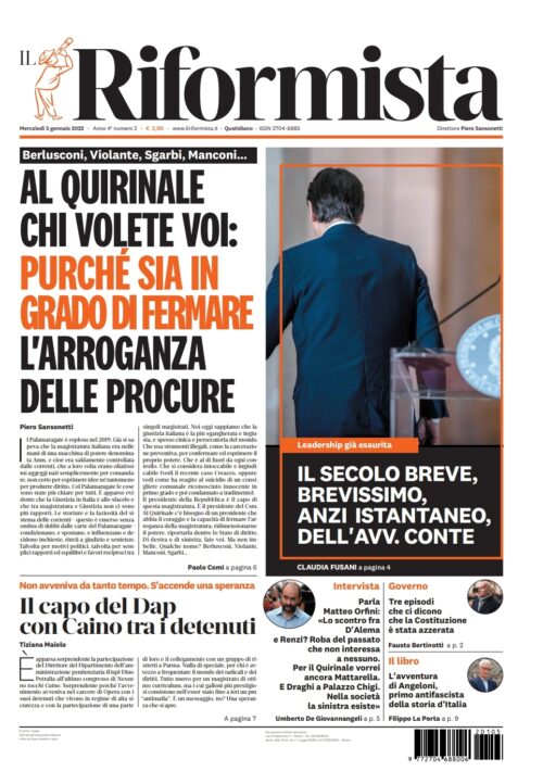 Quotidiano del 5 gennaio 2022