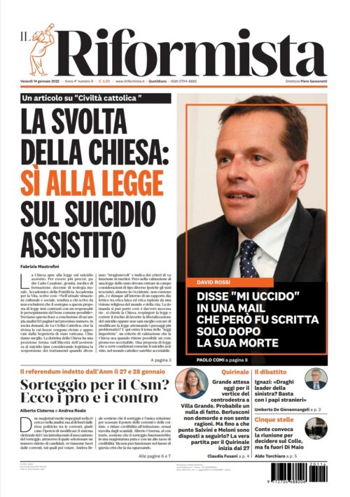 Quotidiano del 14 gennaio 2022