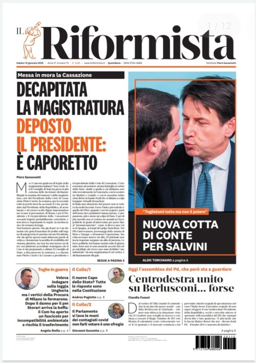 Quotidiano del 15 gennaio 2022