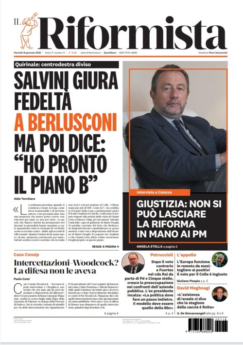 Quotidiano del 18 gennaio 2022