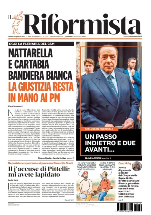 Quotidiano del 20 gennaio 2022