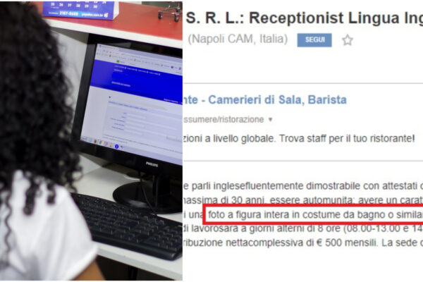 Azienda cerca receptionist, l’annuncio che indigna il web: “Full time a 500 euro al mese, mandare foto in costume”