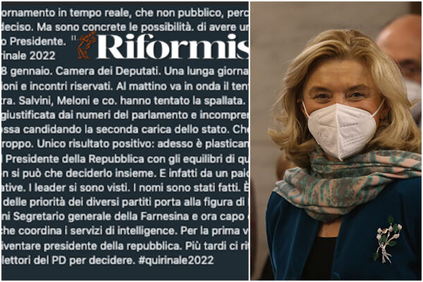 “Votiamo tutti Belloni”, la chat interna che inchioda il Pd