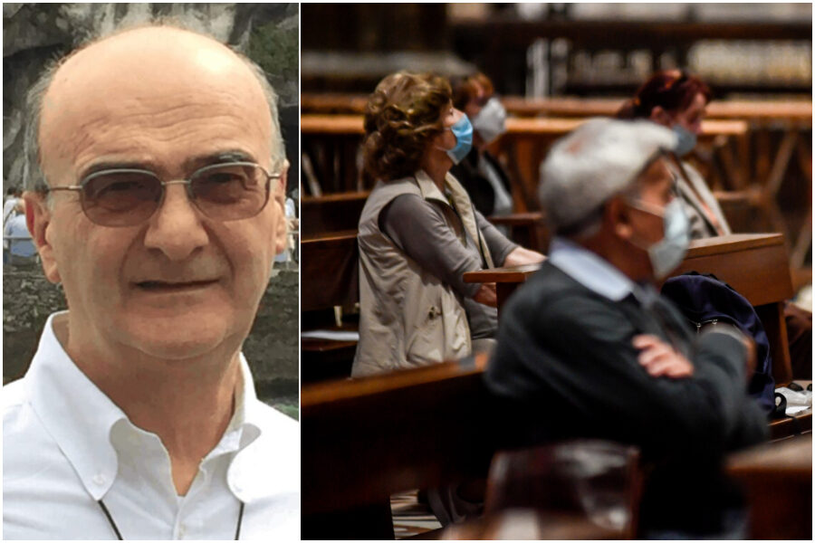 Messa anti vaccini del parroco Tarcisio Colombo, i fedeli abbandonano la chiesa in protesta