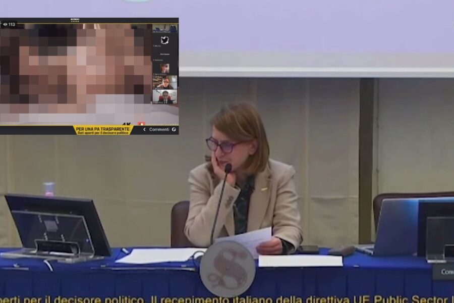 Video porno al convegno 5 Stelle, la ‘gaffe’ della senatrice “esperta di sicurezza informatica”: lascia aperta la condivisione schermo