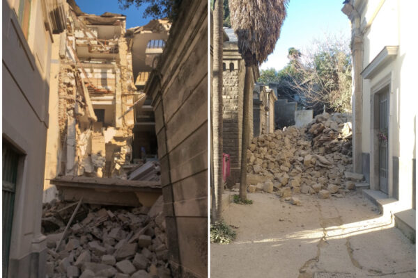 Crollo nel cimitero di Poggioreale, 200 loculi danneggiati: cadaveri e bare tra le macerie Crollo nel cimitero di Poggioreale, 200 loculi danneggiati: cadaveri e bare tra le macerie