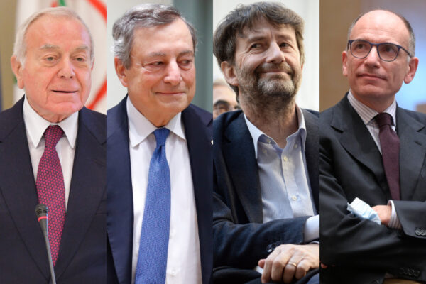 Draghi al Quirinale e Franceschini a Palazzo Chigi, il piano segreto dei due Letta