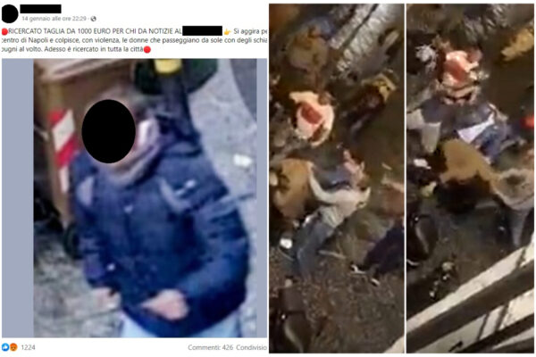 Schiaffeggiatore seriale di donne, Napoli sempre più Far west: “Mille euro per chi ci dice dove sta, poi ce la vediamo noi”