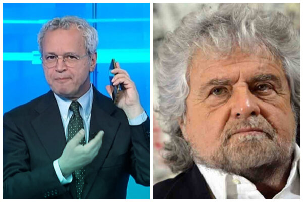 Sipario durante la ‘Maratona Mentana’, il garante del M5S chiama il giornalista: “Mai parlato con Conte di Draghi al Quirinale”