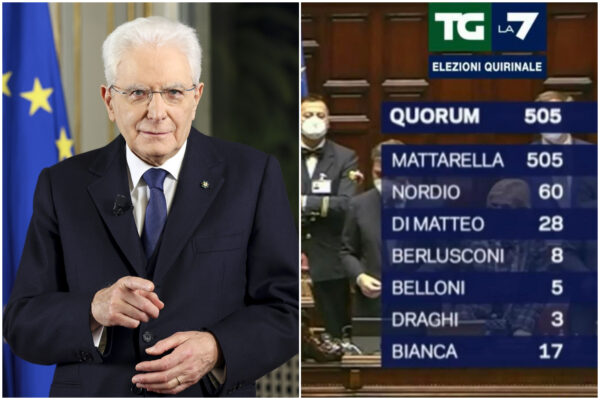 E’ Mattarella bis, secondo più votato dopo Pertini: “Non potevo sottrarmi”. Di Maio avvisa Conte: “Leader hanno fallito”, caso Belloni: “Letta la voleva”