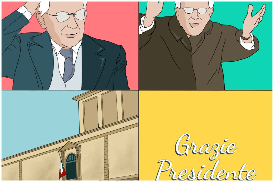 Mattarella diventa icona pop: il tributo al Capo dello Stato con i due celebri gesti del suo settennato