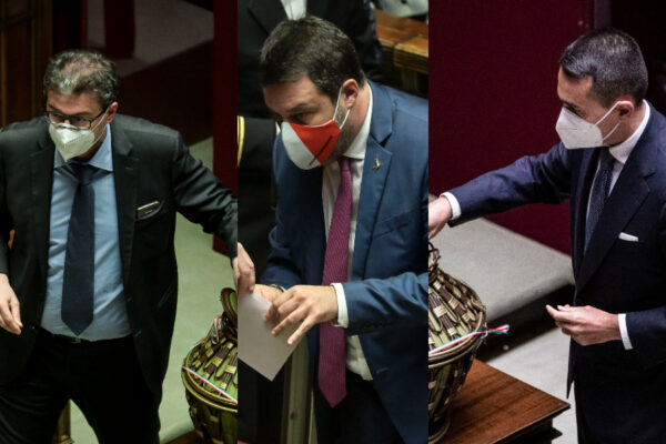 Giorgetti e Di Maio lavorano per Draghi al Quirinale, ma Salvini prova a sfasciare tutto
