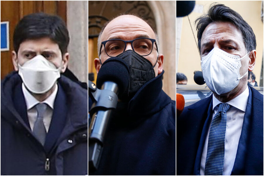 Quirinale, il patto del tweet tra Letta, Conte e Speranza: “Confronto col centrodestra ma no a Berlusconi”