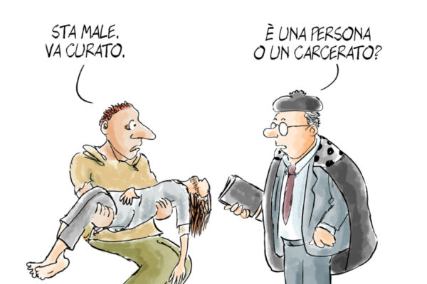 Il dramma di Claudio, sta male e va curato ma non è un uomo: è un carcerato!