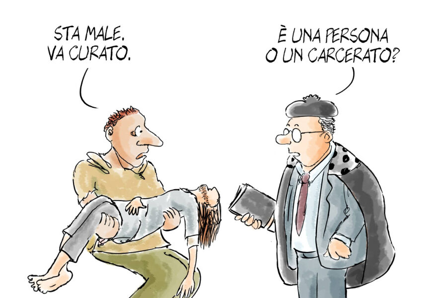 Il dramma di Claudio, sta male e va curato ma non è un uomo: è un carcerato!