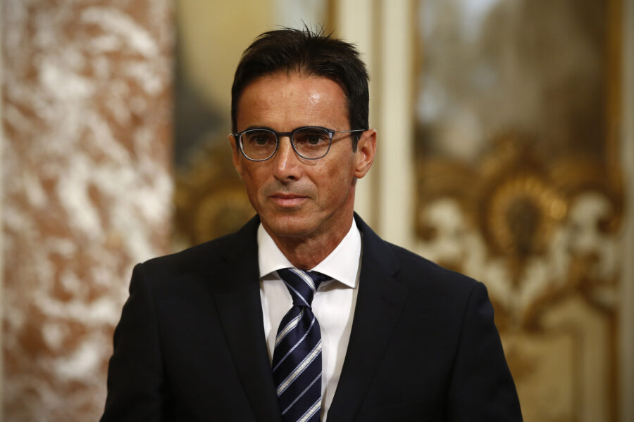 Foto Vincenzo Livieri – LaPresse 
16-09-2019 – Roma
Politica
Palazzo Chigi. Giuramento dei Sottosegretari di Stato. Nella foto Mario Turco (M5S, programmazione economica e investimenti)

Photo Vincenzo Livieri – LaPresse 
16-09-2019 Rome
Politics
Oath of Undersecretaries. In the picture  Mario Turco