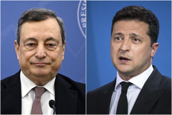 Crisi in Ucraina, Zelensky ‘gela’ Draghi: “Cercherò di spostare l’orario della guerra per parlare con lui”