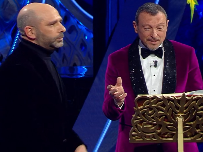 La favola di Checco Zalone a Sanremo: la storia di Oreste do Brasil e del Re e del principe di Calabria