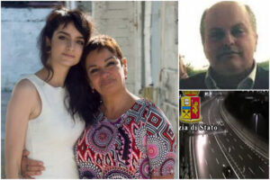 Nella foto Livia Barbato e la madre Angela. In altro a destra il commerciante Aniello Miranda Nella foto Livia Barbato e la madre Angela. In altro a destra il commerciante Aniello Miranda