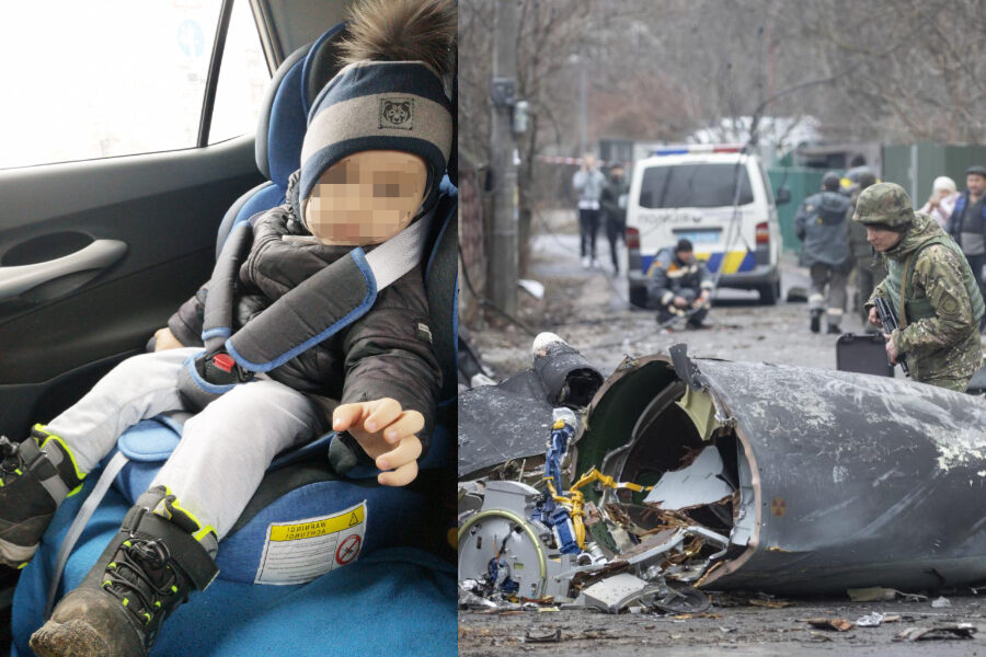 Il dramma del piccolo Marco, sotto le bombe a Kiev non riesce a tornare dal papà a Ischia