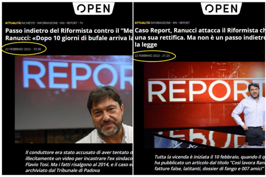 La fake di Ranucci: “Il Riformista fa un passo indietro”, ma era una precisazione del suo avvocato…