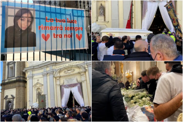 Rosa Alfieri, l’ultimo saluto alla 23enne di Grumo Nevano: “Le donne non sono palloncini da far volare via”