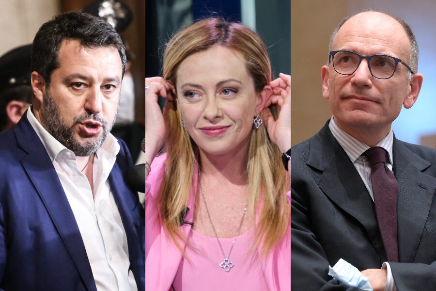 Meloni lancia il totoministri, Salvini conquista la Rai e nel Pd è la Cambogia: “Letta non vuole straperdere…”
