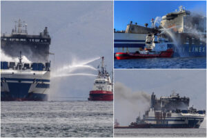 Incendio sul traghetto Grimaldi, c’è una prima vittima: è un camionista morto carbonizzato nel suo mezzo