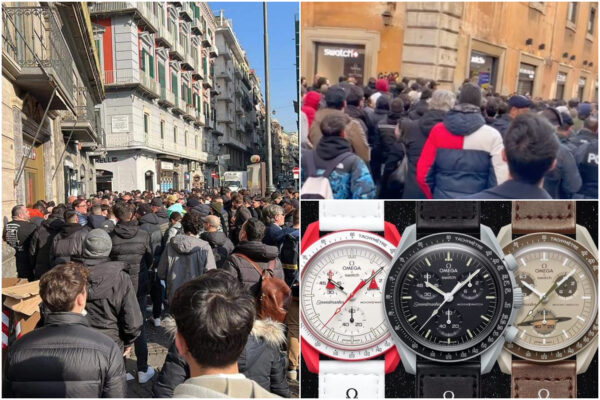 Assalto al MoonSwatch, l’orologio spaziale in edizione limitata: file in tutta Italia